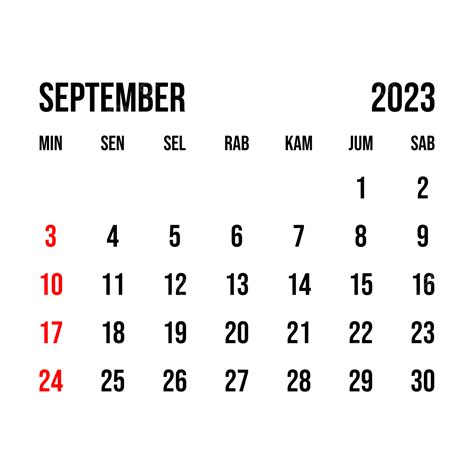 Calendario Septiembre 2023 PNG ,dibujos Calendario Septiembre 2023 PNG ...