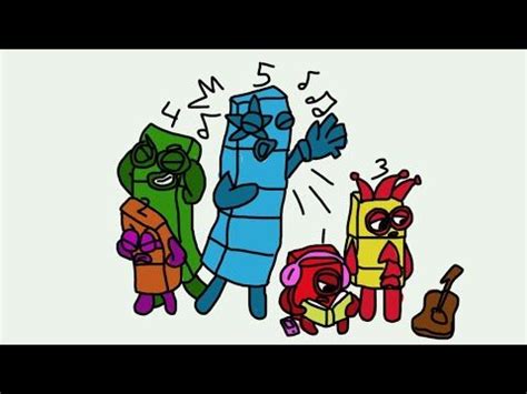 Why we hate numberblocks singing - Numberblocks fanmade coloring page ...