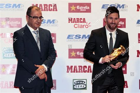 Lionel Messi Receives Golden Boot 20162017 Editorial Stock Photo - Stock Image | Shutterstock