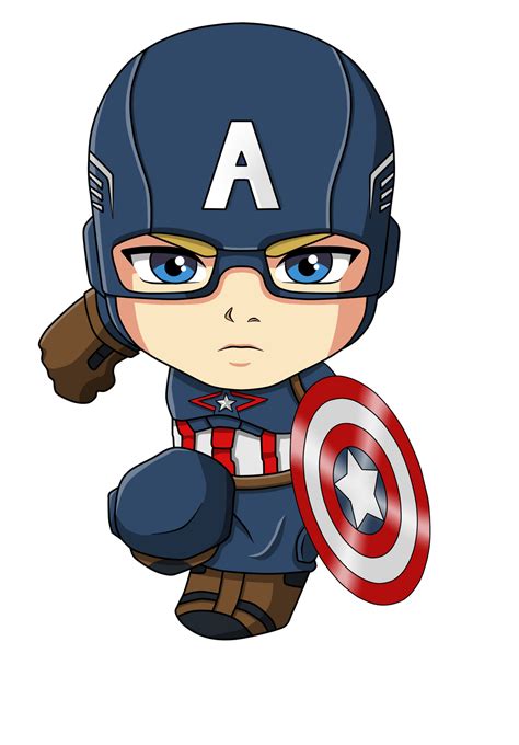 Capitan America by JoeLeon on DeviantArt | Desenho animado vingadores, Homem de ferro desenho ...