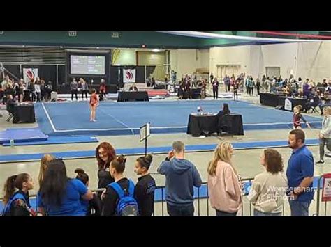 Level 7 Gymnastics Eastern Regional 8 - Vault (9.35) - YouTube