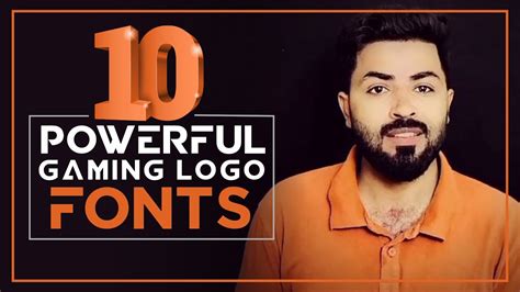 10 Powerful Gaming logo Fonts | Make your Design more attractive - YouTube