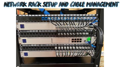 Server Rack Cabinet Cable Management