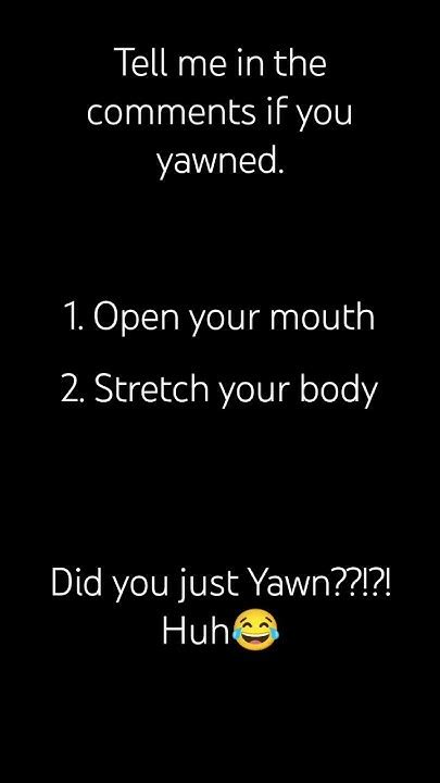 Comment if you yawned😂 #yawn #memes #shorts #youtubeshorts - YouTube