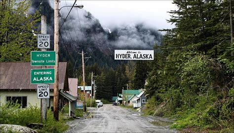 Hyder, Alaska, as viewed from Canada Hyder Alaska, North To Alaska ...