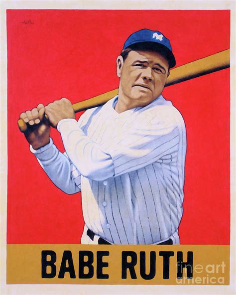 Babe Ruth Nostalgic Vintage Baseball Card 20190930c2c Photograph by ...