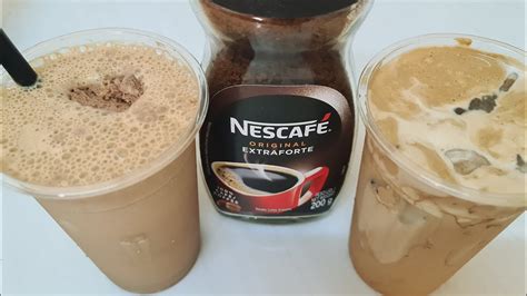 How to make Cold Coffee - Iced Nescafe Extraforte Recipe By Ama Hawa ...