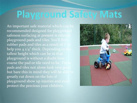 Playground safety mats by metallurgical research - Issuu