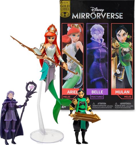 Disney MIRRORVERSE Princess Pack - Ariel, Mulan and Fractured Belle ...