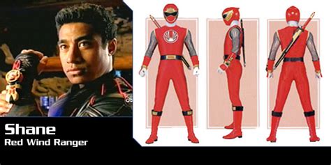 Shane Clarke, Red Wind Ranger - Power Rangers Ninja Storm