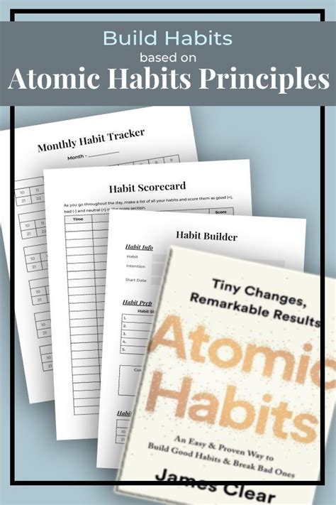 Atomic Habits Worksheets Pdf