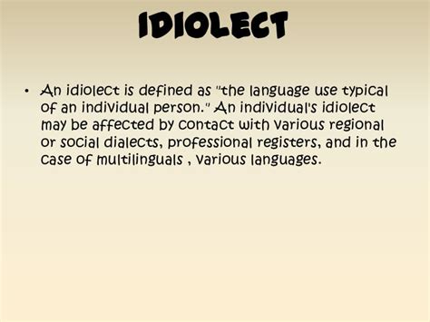 Language,dialect and variation, sociolinguistic