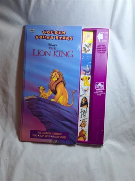 1994 GOLDEN SOUND Story Disney's The Lion King Electronic Storybook PREOWNED VTG EUR 12,84 ...