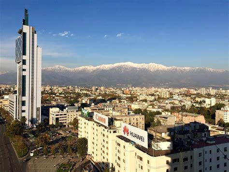 The Santiago Skyline - lauren on location