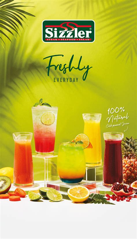 Sizzler Drink Menu 2021 on Behance