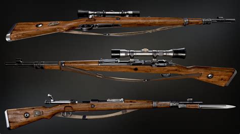 Israel Pargas - WW2 Kar 98 Mauser sniper rifle with bayonet