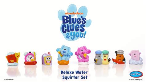 Blue’s Clues & You! Deluxe Bath Toy Set, Includes Blue, Magenta ...