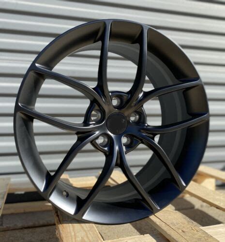 19" Matte Black Wheels Fits Tesla Model 3 AWD RWD Long Range Performan ...