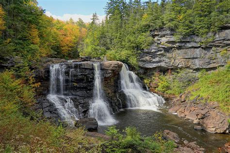 Blackwater Falls with Fall Color Photograph by Paul Hamilton - Fine Art ...