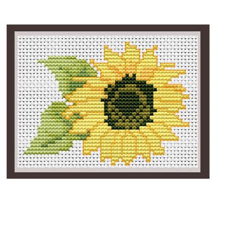 Sunflower Cross Stitch Pattern. – Funny Cross Stitch