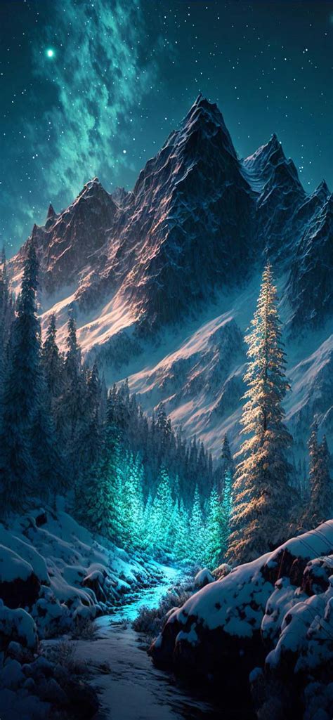 Snow Forest iPhone Wallpaper HD - iPhone Wallpapers