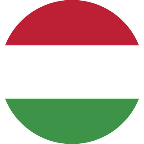 Circle flag of Hungary. 11571355 PNG