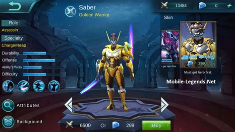 Saber High AD Build | Mobile Legends