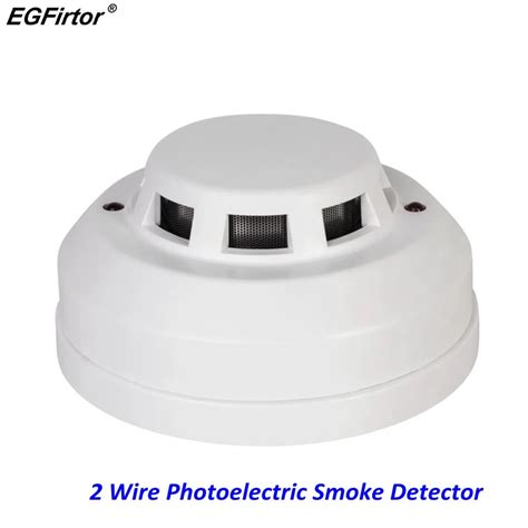 Fire Alarm Smoke Detector 2 Wire Network Photoelectric Fire Smoke Alarm ...