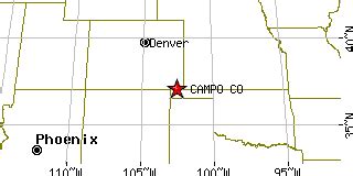 Campo, Colorado (CO) ~ population data, races, housing & economy