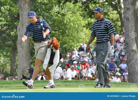 Tiger Woods and Steve Williams Editorial Stock Image - Image of ...