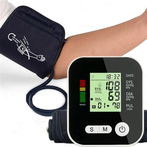 Automatic Digital Upper Arm Blood Pressure Cuff Monitor ...