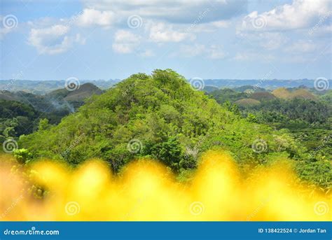 The Chocolate Hills Geological Formation in Philippines Stock Photo ...