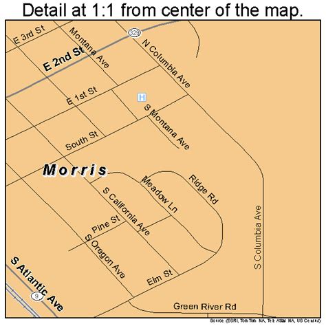 Morris Minnesota Street Map 2744242