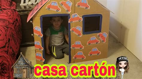 casa de cartón para niños - YouTube