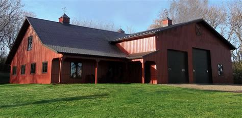 post frame home - Google Search | Barn style house, Metal building ...