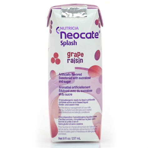 Neocate Splash Unflavored Nutrition Facts | Besto Blog