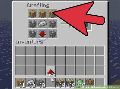 4 Easy Ways to Make a Piston in Minecraft (with Pictures)