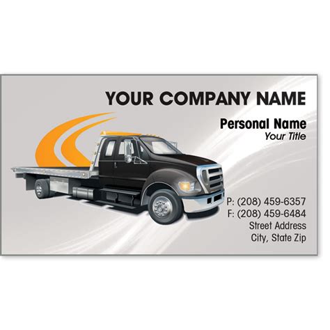 Designer Automotive Business Cards - Pathway Towing