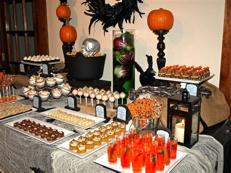 a. party style: halloween dessert table