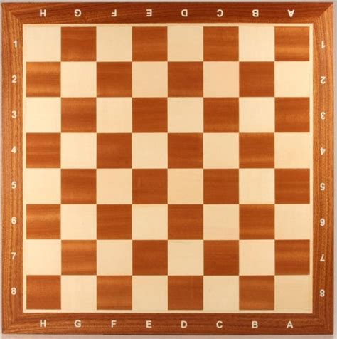 16" Wooden Chess Board with coordinates – Chess House