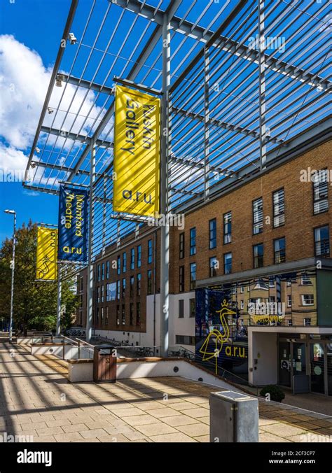 ARU Anglia Ruskin University Cambridge Campus main building entrance on East Road Cambridge ...