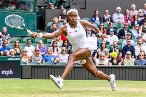 Coco Gauff United States forehand Wimbledon Tennis 2021 Images | Tennis ...