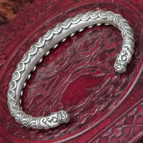 925 Sterling Silver Dragon Arm Ring – Skullvikings