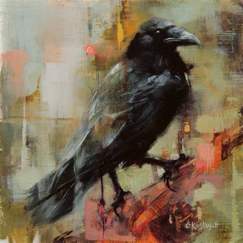 HUGE — STUDIO Gallery | Crow painting, Animal paintings, Raven art