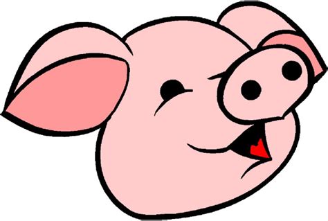 Pig face clipart 3 - WikiClipArt