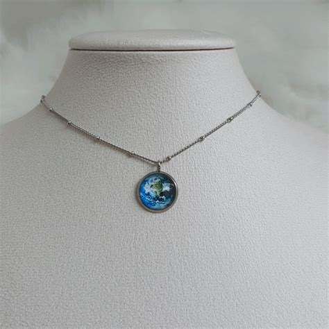 Solar System Planets Series - The Earth Semi Choker