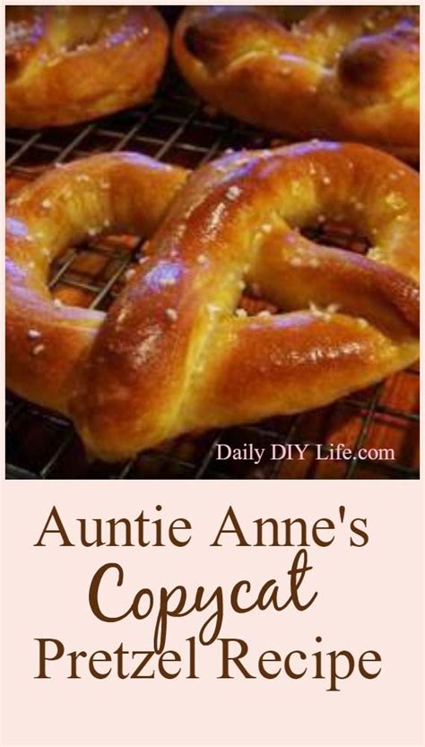 Auntie Anne's Pretzel Recipe | Recipe in 2024 | Recipes, Bread recipes homemade, Cooking recipes