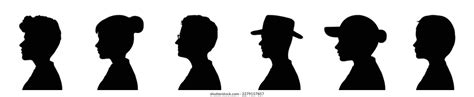 Head Icon Silhouette Profile Icons Set Stock Vector (Royalty Free) 2274478819 | Shutterstock