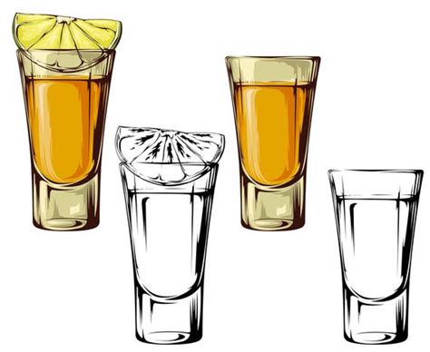 Shot Glasses Vector at GetDrawings | Free download