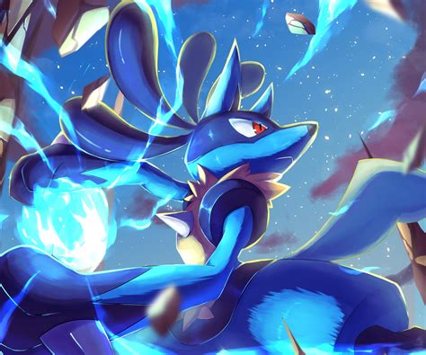 Shiny Mega Lucario Wallpaper